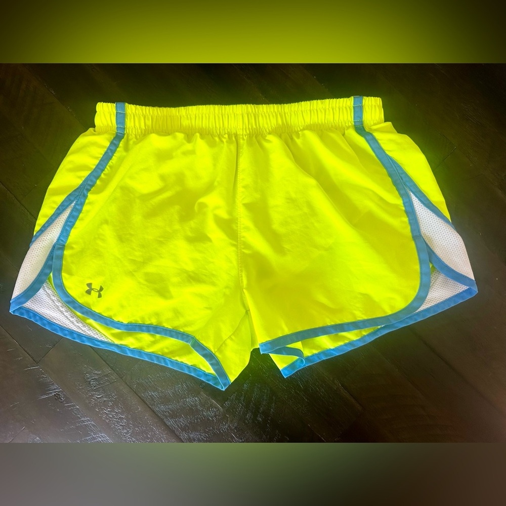 Under Armour Bright Yellow Athletic Shorts